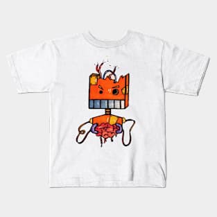 robot boy Kids T-Shirt